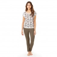 Пижама на цветя VICTORIA Пижама на цветя VICTORIA