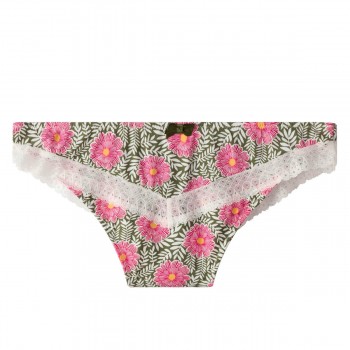 Прашки в зелено на розови цветя ECHO Прашки в зелено на розови цветя ECHO