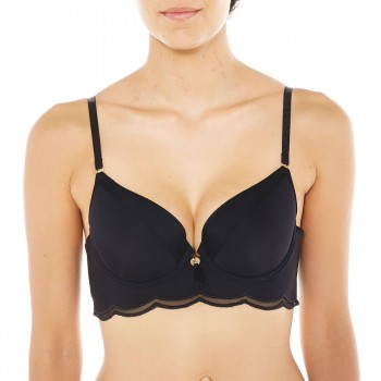 Черен сутиен с повдигащ ефект HONEY MOON Черен сутиен с повдигащ ефект HONEY MOON