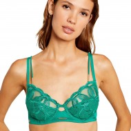 Сутиен без подплънки в зелено AGATHE