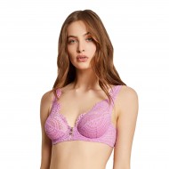 Сутиен без подплънки в лилаво LINN VIOLET