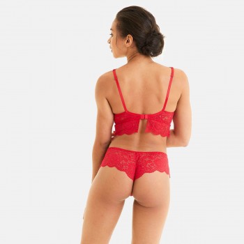 Дантелен бралет в червено FAHRENHEIT Дантелен бралет в червено FAHRENHEIT