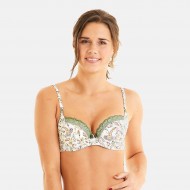 Сутиен с подплънки в зелено EOLE VERT