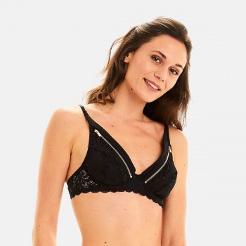 Черен сутиен без подплънки ELIXIR Черен сутиен без подплънки ELIXIR