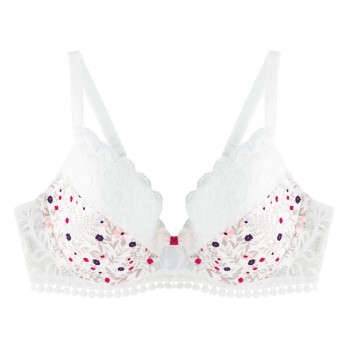 Бял Сутиен с подплънки DANSE AVEC MOI Бял Сутиен с подплънки DANSE AVEC MOI