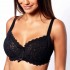 Черен сутиен за голям бюст ELENA NOIR