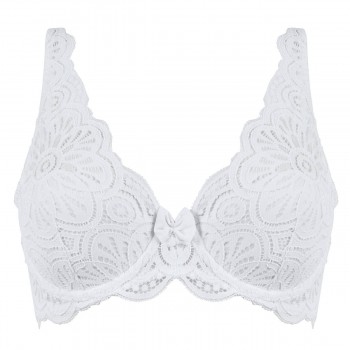 Бял Сутиен с подплънки PANAME  Бял Сутиен с подплънки PANAME