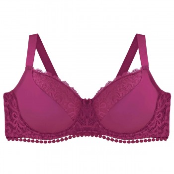 Виолетов сутиен за голям бюст PIROUETTE CERISE Виолетов сутиен за голям бюст PIROUETTE CERISE