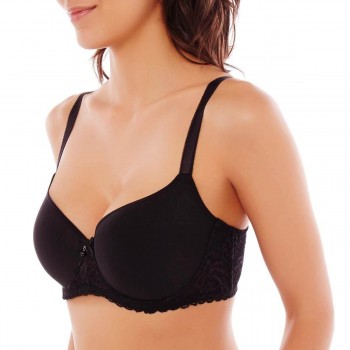 Черен сутиен за голям бюст PERLE Черен сутиен за голям бюст PERLE