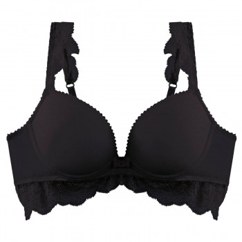 Сутиен с подплънки в черно SORBET NOIR Сутиен с подплънки в черно SORBET NOIR