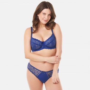Сутиен за голям бюст в синьо ELENA INDIGO  Сутиен за голям бюст в синьо ELENA INDIGO