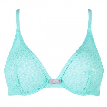 Тюркоазено син сутиен без подплънки GOURMANDISE