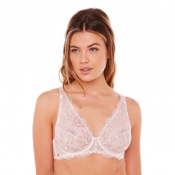 Сутиен без подплънки в цвят пудра PROMESSE Сутиен без подплънки в цвят пудра PROMESSE