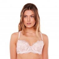 Сутиен с подплънки в цвят пудра PROMESSE