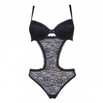 Боди от черна дантела TORRIDE Боди от черна дантела TORRIDE