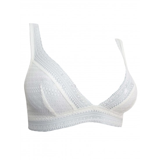 Бял дантелен сутиен Bralette IVORY Бял дантелен сутиен Bralette IVORY