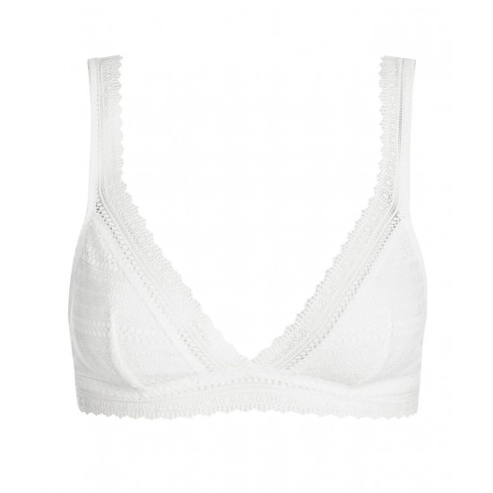 Бял дантелен сутиен Bralette IVORY Бял дантелен сутиен Bralette IVORY