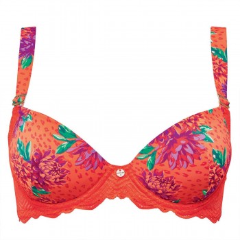 Оранжев сутиен с подплънки ELSA by MORGAN Оранжев сутиен с подплънки ELSA by MORGAN