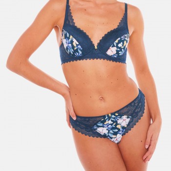 Прашки в синьо на цветя EVE