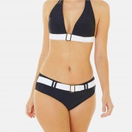 Долнище на бански в черно и бяло PLAGE