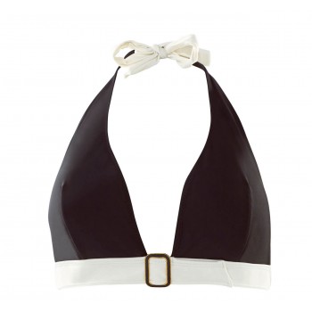 Горнище на бански в черно и бяло PLAGE Горнище на бански в черно и бяло PLAGE