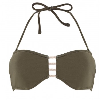 Горнище на бански в цвят каки MONTE CARLO Горнище на бански в цвят каки MONTE CARLO