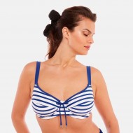 Горнище на сини райета MARINIERE