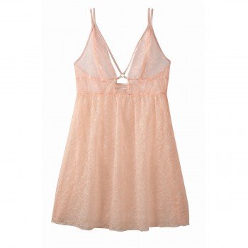 Нощница в цвят пудра DIABOLIQUE Нощница в цвят пудра DIABOLIQUE