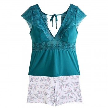 Пижама - топ и къси панталонки INDEX Пижама - топ и къси панталонки INDEX