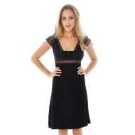 Черна нощница HAPPY HOUR Черна нощница HAPPY HOUR