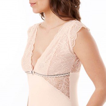 Нощница в цвят пудра и каки METEORITE Нощница в цвят пудра и каки METEORITE