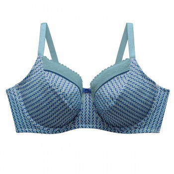 Сутиен за голям бюст в цвят тюркоаз ROSE Сутиен за голям бюст в цвят тюркоаз ROSE