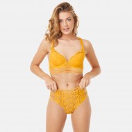 Жълт сутиен с подплънки PETILLANTE Жълт сутиен с подплънки PETILLANTE