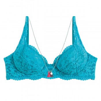 Сутиен без подплънки в тюркоазено ELDORADO Сутиен без подплънки в тюркоазено ELDORADO
