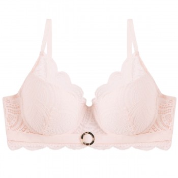 Сутиен с подплънки в цвят пудра DEESSE Сутиен с подплънки в цвят пудра DEESSE