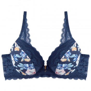 Сутиен с подплънки в синьо EVE Сутиен с подплънки в синьо EVE