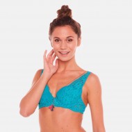 Сутиен с подплънки в тюркоазено ELDORADO Сутиен с подплънки в тюркоазено ELDORADO