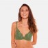 Сутиен с подплънки в зелено OLIVE