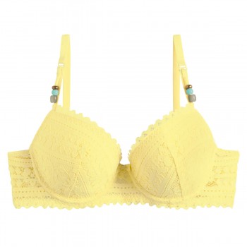 Сутиен с подплънки в жълто TIMING Сутиен с подплънки в жълто TIMING