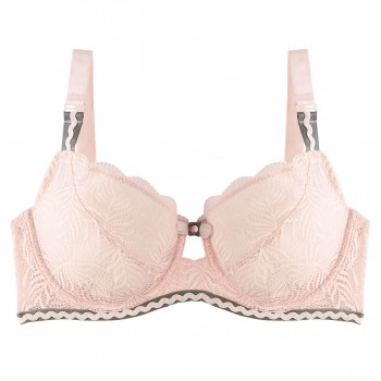 Сутиен за голям бюст цвят пудра-каки METEORITE Сутиен за голям бюст цвят пудра-каки METEORITE