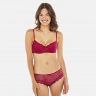 Сутиен с подплънки цвят Бордо PAPOTAGES BORDEAUX Сутиен с подплънки цвят Бордо PAPOTAGES BORDEAUX